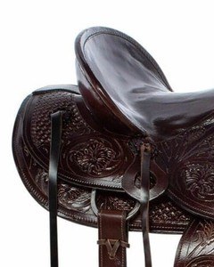 Selle de ranch de haute qualité, écologique et confortable pour le cavalier et le cheval, produits d'équitation anglaise en provenance d'Inde - Product Image 3