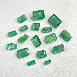 Esmeraldas Zambianas 100% Naturales, Corte Octogonal, Color Verde Medio, Calidad Fina, Piedras Preciosas Sueltas para Joyería al Mejor Precio - Product Image 3