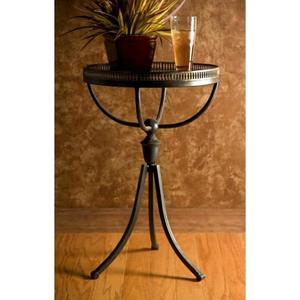 Compact and Space Saving Metal Coffee <b>Side</b> <b>Table</b> with a Tempered <b>Glass</b> Top Suitable for Modern Apartments - Product Image 4