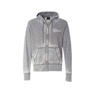 Sweats à capuche en tissu épais et résistant, effet délavé, style urbain, chauds pour l'hiver, en vente - Product Image 1