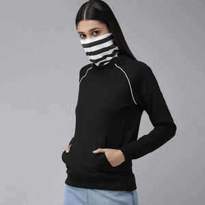 Sweatshirts Femme Premium Logo O Neck Sweatshirts 100% Coton Blank Sweatshirts Femme - Product Image 4