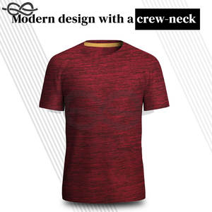 Camisetas de cuello redondo para hombre Dry Fit Activewear Running Gym and Workout Camiseta de rendimiento de secado rápido con tela transpirable - Product Image 4