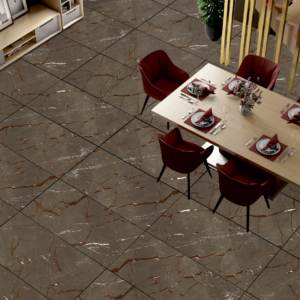 Carreaux vitrifiés de foor de porcelaine de conception de marbre de haute résolution pour la salle de toilette. - Product Image 1