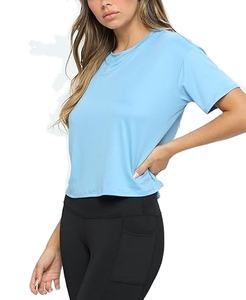 Camiseta Corta de Algodón para Mujer, Estilo Casual, Manga Corta, Ajustada, Moda Urbana de Verano para Damas 2026 - Product Image 4