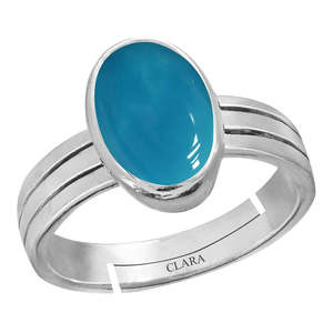 NOVAMART Fine Certified Natural Turquoise Firoza Gemstone <b>Rings</b> Bezel <b>Set</b> for Everyday Wear Buy Now! Wholesale Export - Product Image 1
