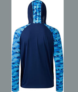 Logo professionnel personnalisé imprimé haute qualité services OEM prix raisonnable dernier style maillot de pêche par sublimation - Product Image 6