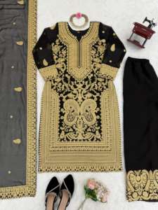 เสื้อผ้าอินเดียและปากีสถานผ้าฝ้ายนุ่มแบบดั้งเดิม - Product Image 5