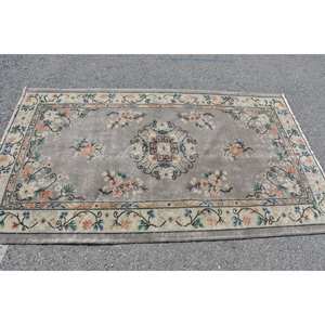 Alfombra turca clásica de lana y poliéster de 4x6 pies, patrón de retazos de 8 pies para sala de estar, cabecera o pasillo con respaldo de látex - Product Image 3