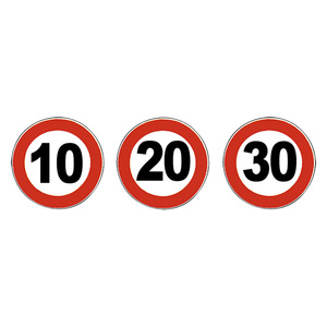 Segnale 'Limitazione Velocità Massima' Fig. 50 Km/H 30 - Product Image 1