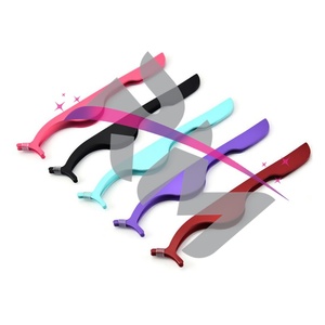 Aplicador de pestañas personalizado RMI, producto de alta calidad, juego de pinzas para peine, aplicador de pestañas de Color con recubrimiento de polvo completo - Product Image 3