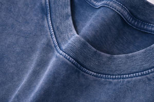 100% algodón para hombre 300 250gsm camiseta de gran tamaño suelta en blanco lavado con ácido camiseta de gran tamaño con logotipo personalizado camisetas para hombre - Product Image 3