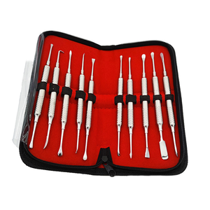Instrumental Quirúrgico Dental Navel, Juego de 10 Separadores de Periósteo de Doble Extremo de Acero Inoxidable, Certificado CE - Product Image 4