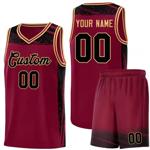 Uniforme de basket-ball respirant imprimé par sublimation de qualité supérieure, logo personnalisé OEM, maillot avec couleurs et tailles personnalisées - Product Image 6