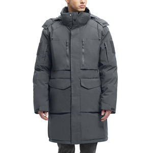 Nouveau Style Meilleur Design Arrivée Respirant Hommes Tissu Parkas Vestes Meilleure Mode Slim Down Polyester À Capuche Parkas Vestes - Product Image 1