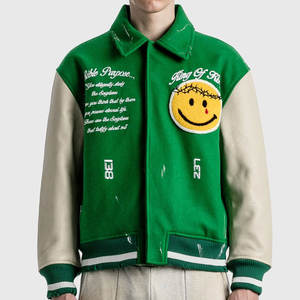 Blouson Bomber Premium pour Homme, Style Baseball Universitaire Personnalisé, Vêtement d'extérieur en Coton de Haute Qualité, Imperméable, Logo Frontal, Vente en Gros - Product Image 3