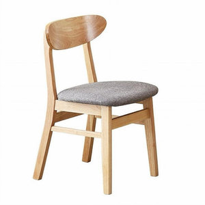 Chaise de salle à manger en teck faite à la main, luxe minimaliste, design moderne européen pour l'ameublement de la maison - Product Image 1