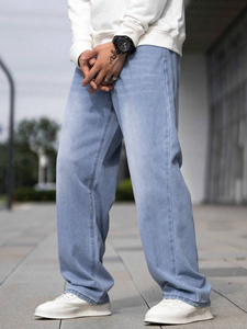 Jeans de Mezclilla para Hombre, Hechos a Medida en Fábrica, de Alta Calidad, Populares, Pantalones de Mezclilla Rectos - Product Image 5