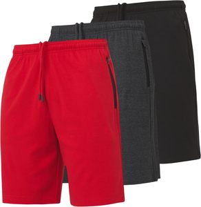 Ultra Performance 3 Pack <b>Mens</b> <b>Shorts</b> Casual <b>Men's</b> Athletic <b>Short</b> Workout Gym <b>Shorts</b> for <b>Men</b> <b>with</b> <b>Zipper</b> <b>Pockets</b> - Product Image 1