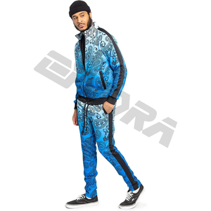 Ensemble de survêtement d'hiver pour hommes avec sweat-shirt chaud et haut à fermeture éclair, plus un pantalon de survêtement doux conçu pour le confort quotidien, la salle de sport et le style urbain - Product Image 2