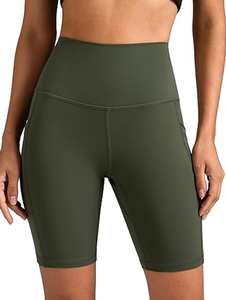 Shorts de Ciclismo de Cintura Alta para Mujer, Shorts Deportivos para Correr y Yoga con Bolsillo - Product Image 5