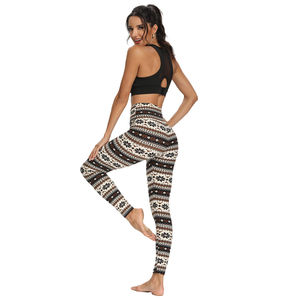 Mallas deportivas elásticas de cuatro vías personalizadas para gimnasio, mallas deportivas para entrenamiento, ropa activa, mallas de Yoga para mujer, ropa deportiva - Product Image 4