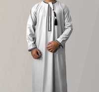 Jubbah pour hommes de haute qualité, vente en gros, Jubba marocaine, Thobe pour hommes, robe musulmane arabe, islamique