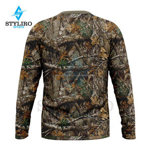 Ropa de hombre, camisetas de algodón, árbol real impreso CAMO caza selva impreso camping bosque camisetas hombres camisetas - Product Image 2