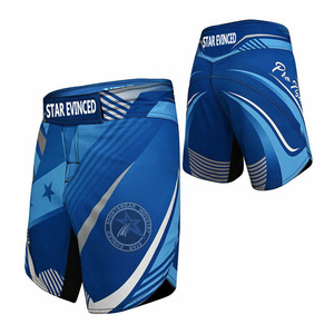 Short MMA de qualité personnalisée pour hommes Sublimation Sports Compression Karaté Fight Wear Short personnalisé de boxe Muay Thai - Product Image 6