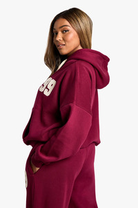 Sweat à capuche avec cordon de serrage plus contrasté Applique à fermeture éclair pour femme Sweat à capuche chaud Flecce Anti-rides respirant Gym & Streetwear Hoodies pour femme - Product Image 2
