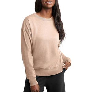 Sweat-shirt pour femme de haute qualité, ample, multicolores, pour l'hiver, 100% polyester, anti-rétrécissement, coupe-vent, vente en gros de sweat-shirt pour femme - Product Image 3