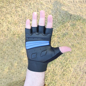 Gants d'entraînement en cuir à demi-doigts, fabrication directe, poignée antidérapante, paume respirante, pour la salle de sport, le cyclisme, l'haltérophilie, l'entraînement musculaire - Product Image 5