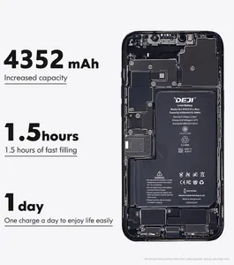 Batería de teléfono Desay batería de teléfono inteligente para iPhone 5C 11 7 8 Se Xr 6X13 14 PRO MAX batería