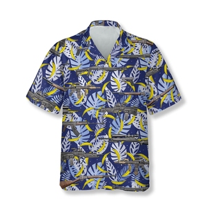 Estilo de vacaciones para hombre Camisas hawaianas verano Casual manga corta moda impresa playa Resort ropa vacaciones desgaste al por mayor - Product Image 2