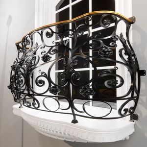 Diseño Moderno de Balcón de Hierro que Mejora la Seguridad del Balcón, la Belleza Arquitectónica y el Rendimiento Resistente a la Intemperie - Product Image 4