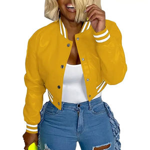 แจ็กเก็ตหนังแฟชั่นปักลายสำหรับสตรีสไตล์วินเทจ - Product Image 1