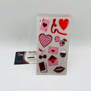 Especial de San Valentín, Bandeja de Pestañas Acrílica con Impresión de Logotipo Personalizado, con Imán, Forma de Corazón, Mariposa, Ecológica, Servicio OEM - Product Image 6