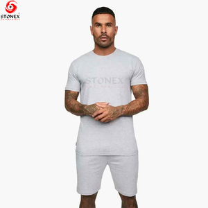 Breathable Hot Sale <b>Summer</b> Outfit T-<b>Shirt</b> & Short Gym Wear T <b>Shirt</b> and Shorts Set Training and Jogging T-<b>shirts</b> Sets <b>for</b> <b>Men</b> - Product Image 2