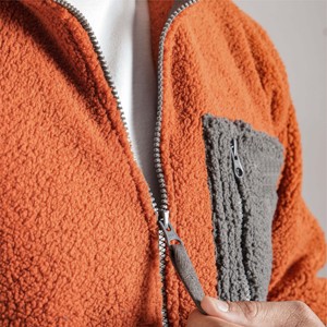 Chaqueta de Invierno Polar para hombre con puños ajustables, cálida y transpirable para actividades al aire libre en climas fríos - Product Image 5