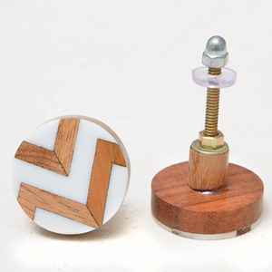 Perillas de madera ecológicas duraderas para armarios de cocina, muebles de exterior y uso en hoteles - Product Image 1