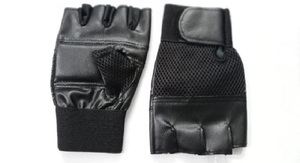 Gants de fitness unisexes à demi-doigts multicolores en cuir respirant Gants de gymnastique et d'haltérophilie avec poignées et sangles pour le sport - Product Image 2