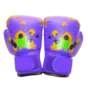 Gants de boxe en cuir de qualité supérieure, respirants, évacuant l'humidité, logo personnalisé, fermeture à boucle et crochet, enfants et adultes - Product Image 5