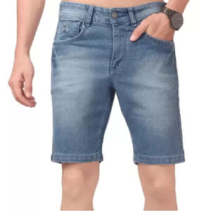 Men's Casual Summer Streetwear Multi-Pocket High Street <b>Denim</b> Cargo <b>Shorts</b> From Pakistan Mid <b>Waist</b> Men's <b>Denim</b> <b>Shorts</b> - Product Image 1