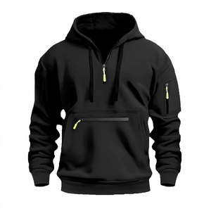 2025 Venta al por mayor personalizado de gran tamaño grueso en blanco peso pesado 400gsm Sudadera con capucha 100% algodón Tallas grandes sudaderas con capucha y sudaderas para hombres - Product Image 4