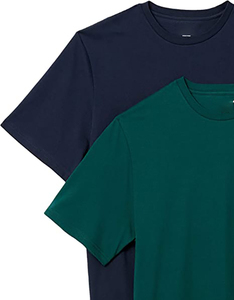 Camiseta de media manga a la moda para hombre, Jersey de poliéster/algodón, alta calidad, cómoda, elástica, transpirable, ecológica, color personalizado - Product Image 5