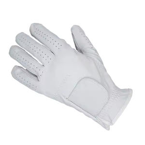Gants de golf en cuir Cabretta avec logo personnalisé gant de golfeur gauche et droit antidérapant grain - Product Image 1