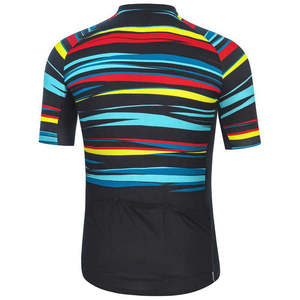 Maillot de cyclisme blanc professionnel unique pour hommes Maillot de cyclisme à fermeture éclair complète Design personnalisé Vêtements de cyclisme pour hommes Uniforme - Product Image 4