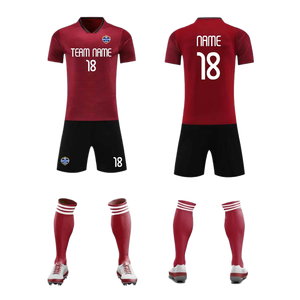 Neueste Custom Design Sportswear Set Fußball uniform Unisex Top Qualität 100% Polyester Großhandel Einzigartige Fußball Uniform - Product Image 5