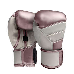 GAF Equipo de Gimnasio Profesional Guantes de boxeo lisos Guante de boxeo Cuero de vaca Guantes de boxeo blancos - Product Image 3