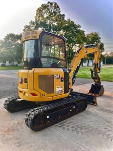 Mini excavadora de ruedas Caterpillar 303,5 para componentes básicos de ingeniería y construcción, incluidos motor y bomba - Product Image 5