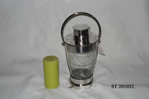 Lanternes de maison et de jardin composées d'acier inoxydable et de fer et de bois avec des supports et des supports de T-light dans les finitions multiples au besoin - Product Image 2
